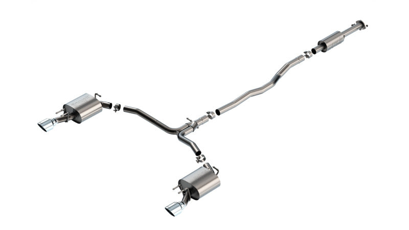 Borla S-Type Cat-Back Exhaust System for 2020-2024 Toyota Camry TRD 3.5L V6 FWD