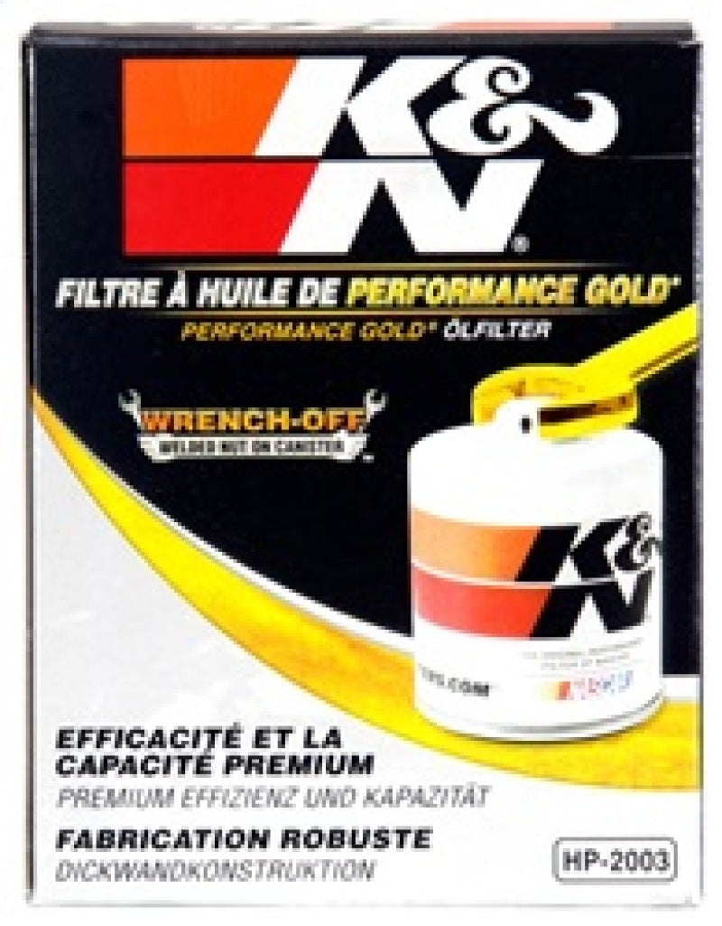 K&N Engineering HP-2003 Premium Oil Filter for Pontiac Firebird (1975-1979)