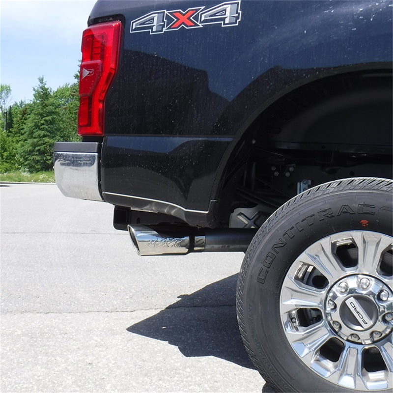MBRP Armor Pro Series 2017+ Ford F-250/F-350 6.2L/7.3L Single Side 4-inch T304 Stainless Steel Cat-Back Exhaust System