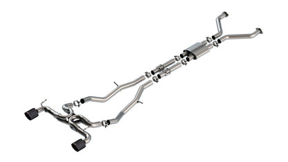 Borla 22-24 Nissan Z ATAK Cat Back Exhaust System with Carbon Fiber Tips - Part #140930CFBA
