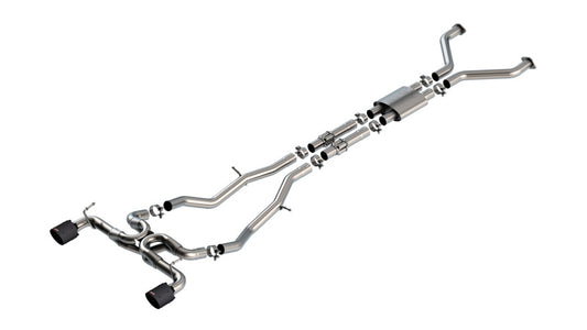 Borla 22-24 Nissan Z ATAK Cat Back Exhaust System with Carbon Fiber Tips - Part #140930CFBA