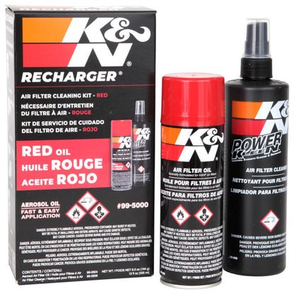 K&N Engineering Aerosol Oil Recharger Service Kit Part Number 99-5000 for Air Filter Maintenance