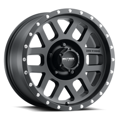 Method MR306 Mesh 17x8.5 Inch Matte Black Wheel with 5x4.5 Bolt Pattern and 83mm Center Bore