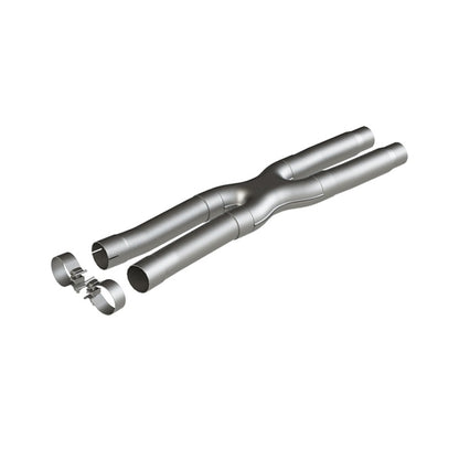MBRP Armor Lite Series 2.5-inch Resonator Delete X-Pipe for 2015-2019 Ford Mustang GT