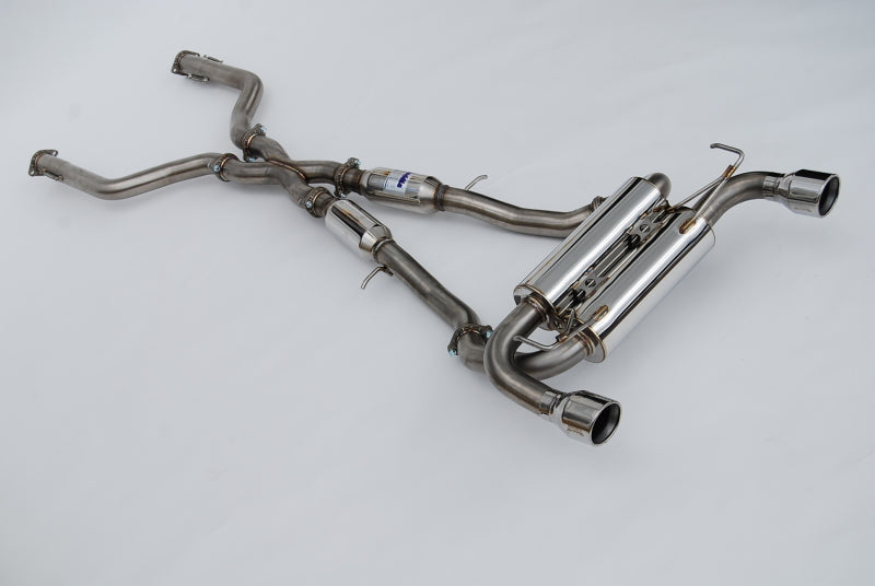 Invidia Gemini 70mm Cat Back Exhaust System for 2022+ Nissan Z with Rolled SS Tips - Part #HS22N4Z7GM1RSL