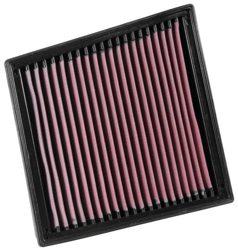 K&N Engineering Part 33-5065 High-Flow Replacement Drop-In Air Filter for Chevrolet Silverado 2500HD and GMC Sierra 2500HD (2017)
