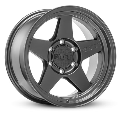 Mickey Thompson Open 5 Black Wheel - 17x9 inches, 6x5.5 Bolt Pattern, -12 Offset, 108.1mm Hub Bore