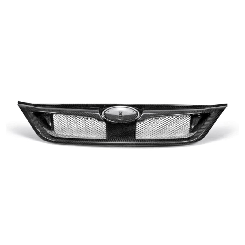 Seibon Carbon Fiber Front Grill for 2011-2014 Subaru WRX STI – High-Performance, Lightweight, and Durable