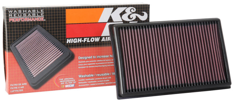 K&N Engineering 33-3111 High-Flow Drop-In Air Filter for 2017+ Audi A3 1.5L L4