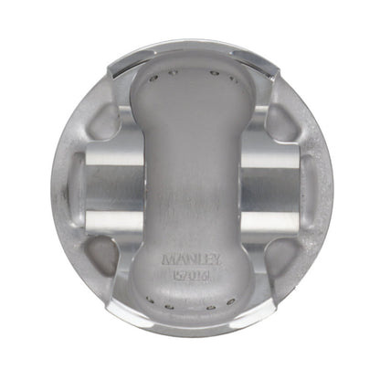 Manley Performance Platinum Series Piston Set for Subaru WRX/STi EJ257 - 75mm Bore, 100mm Compression Distance, +.50mm Size, 8.5:1 Dish