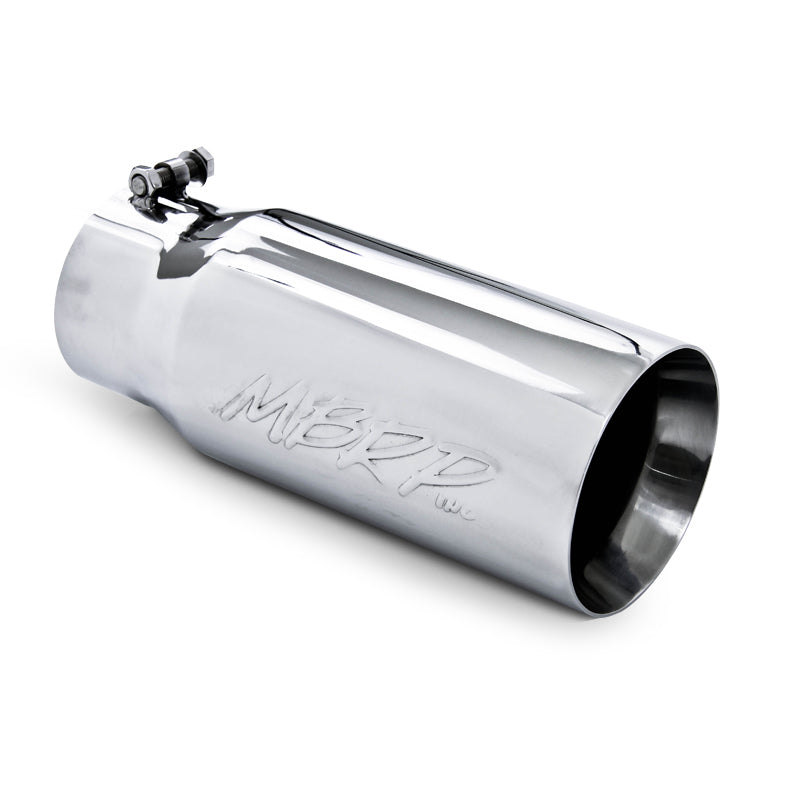 MBRP Universal Exhaust Tip 5 Inch Diameter Dual Wall Straight - Polished Stainless Steel