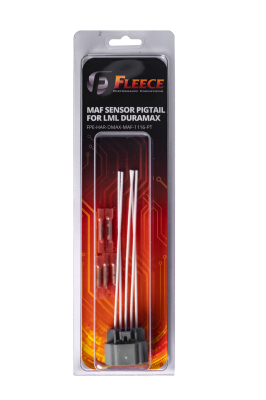 Fleece Performance GM 2500/3500 LML Duramax MAF Sensor Pigtail with 6-Inch Pigtail - Part Number FPE-HAR-DMAX-MAF-1116-PT