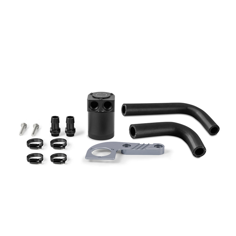 Mishimoto 2015-2020 BMW F8X M3/M4 Baffled Oil Catch Can Kit - Frozen Dark Gray