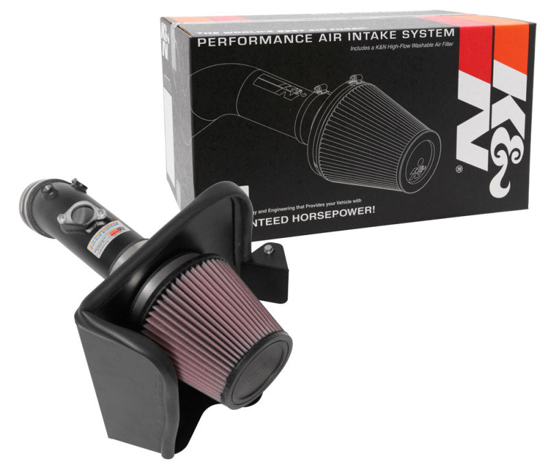 K&N Engineering 69-8621TTK Cold Air Intake System for 2018-2019 Toyota Camry SE 2.5L L4