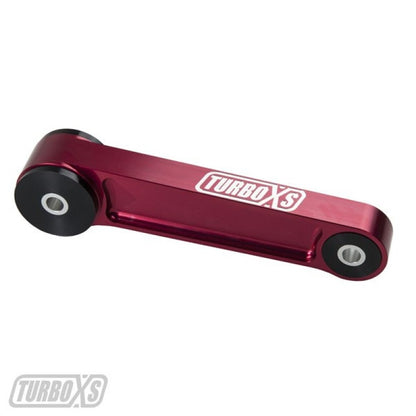 Turbo XS 02-14 Subaru WRX/STi Pitch Stop Mount - Red for Improved Engine Stability