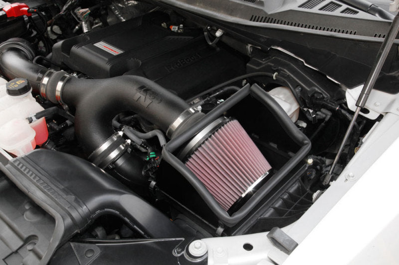 K&N Engineering Part 63-2599 High-Flow Cold Air Intake for 2017-2018 Ford F-150 Ecoboost 3.5L