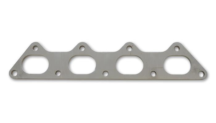 Vibrant T304 Stainless Steel Exhaust Manifold Flange for Mitsubishi 4G63 - 3/8 Inch Thick