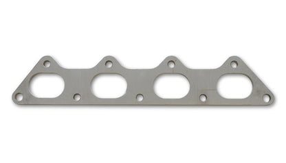Vibrant T304 Stainless Steel Exhaust Manifold Flange for Mitsubishi 4G63 - 3/8 Inch Thick