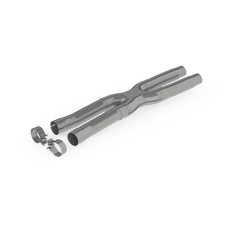 MBRP Armor Plus Series 2.5-inch Resonator Delete X-Pipe for Ford Mustang 2015-2019