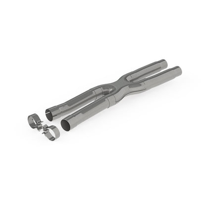 MBRP Armor Plus Series 2.5-inch Resonator Delete X-Pipe for Ford Mustang 2015-2019