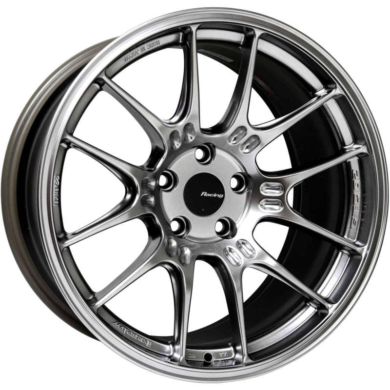 Enkei GTC02 18x8 Hyper Silver Wheel with 5x114.3 Bolt Pattern and +35mm Offset