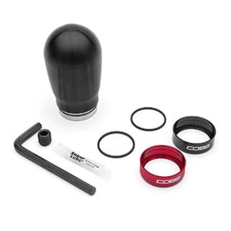 COBB Tall Weighted Shift Knob for Volkswagen Golf GTI (2014-2023) and Golf R (2014-2024) - Black