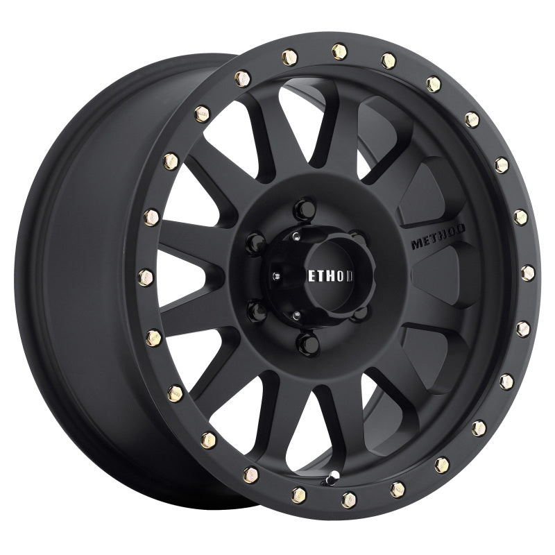 Method Wheels MR304 Double Standard 18x9 Matte Black Wheel with +18mm Offset and 6x135 Bolt Pattern