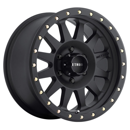 Method MR304 Double Standard 15x8 Black Wheel with -24mm Offset and 6x5.5 Bolt Pattern