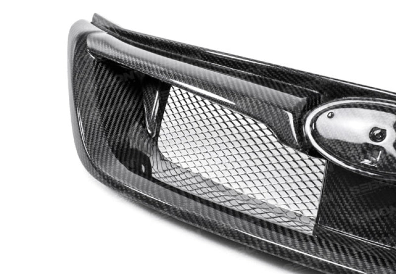 Seibon Carbon Fiber Front Grill for 2011-2014 Subaru WRX STI – High-Performance, Lightweight, and Durable
