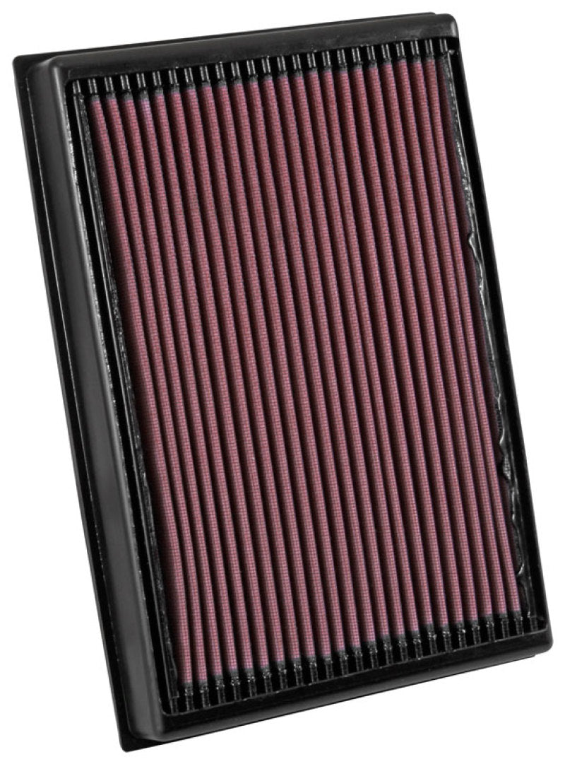 K&N Engineering 33-5048 High-Flow Replacement Drop-In Air Filter for Nissan Titan XD (2016-2017) with V8-5.0L Engine