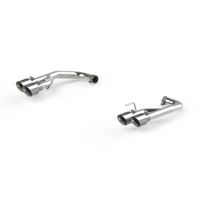 MBRP Armor Pro Series 2.5-inch T304 Stainless Steel Dual Axle Back Exhaust System for Ford Mustang 2018-2022