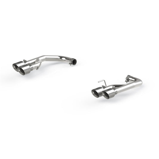 MBRP Armor Pro Series 2.5-inch T304 Stainless Steel Dual Axle Back Exhaust System for Ford Mustang 2018-2022