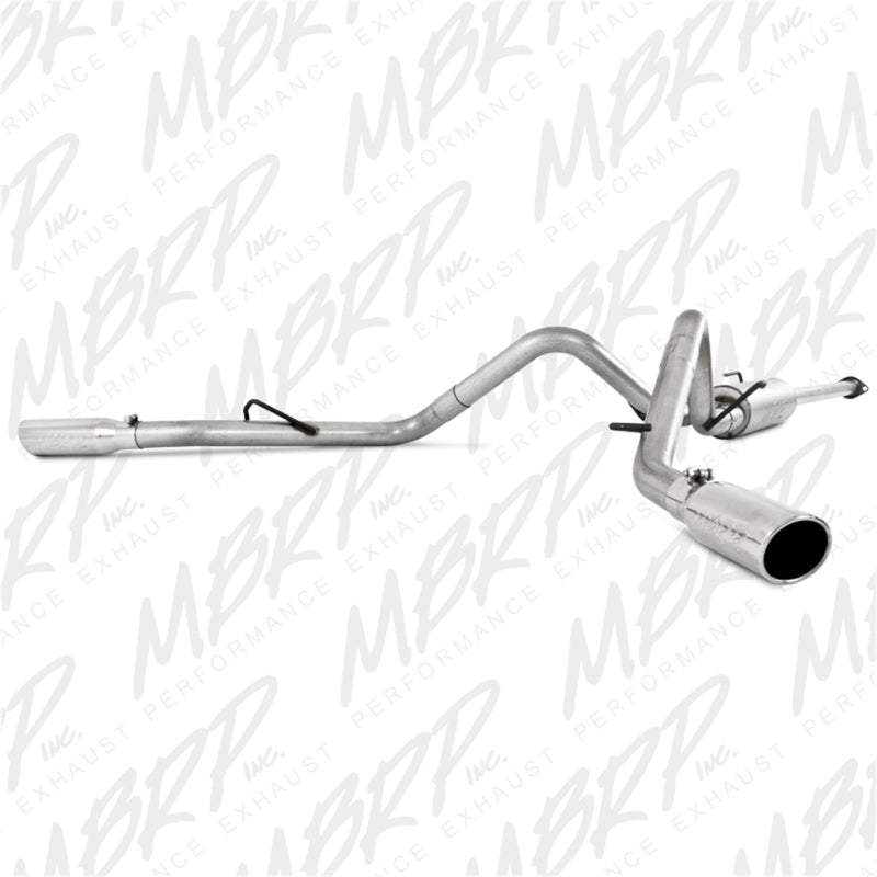 MBRP Armor Lite Series S5328AL Dual Split Side Cat Back Exhaust System for Toyota Tacoma 2005-2009