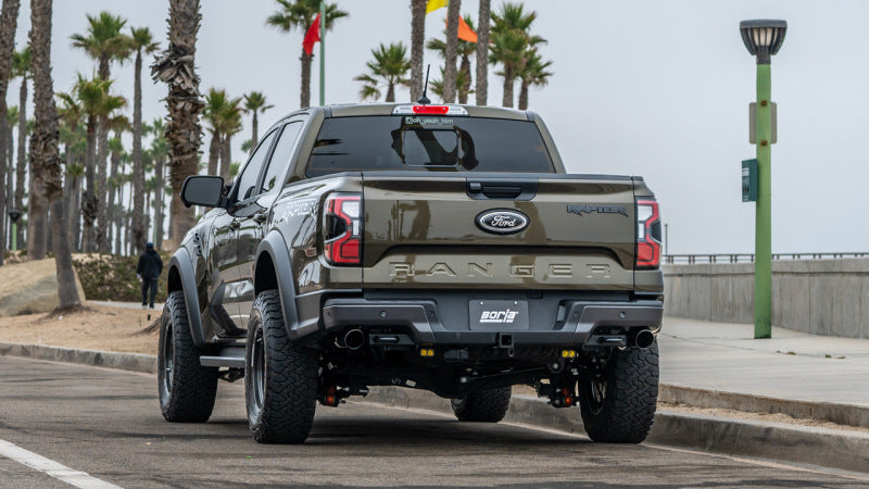 Borla 24-25 Ford Ranger Raptor 2.75-inch Tailpipe Kit with Brawler Black Chrome Tips – Part #60743BC