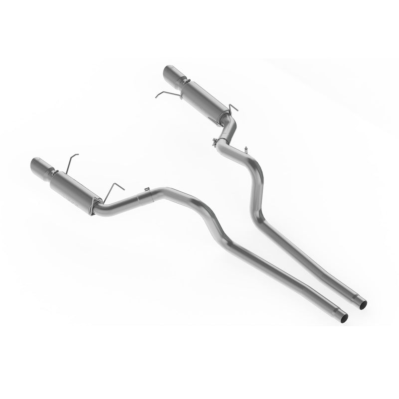 MBRP S7264AL Armor Lite Series 3-inch Dual Split Rear Race Version Cat Back Exhaust System for Ford Mustang