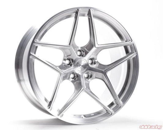 Vivid Racing VR Forged D04 Wheel Brushed Finish 20x9 +45mm Offset for 5x130 Bolt Pattern