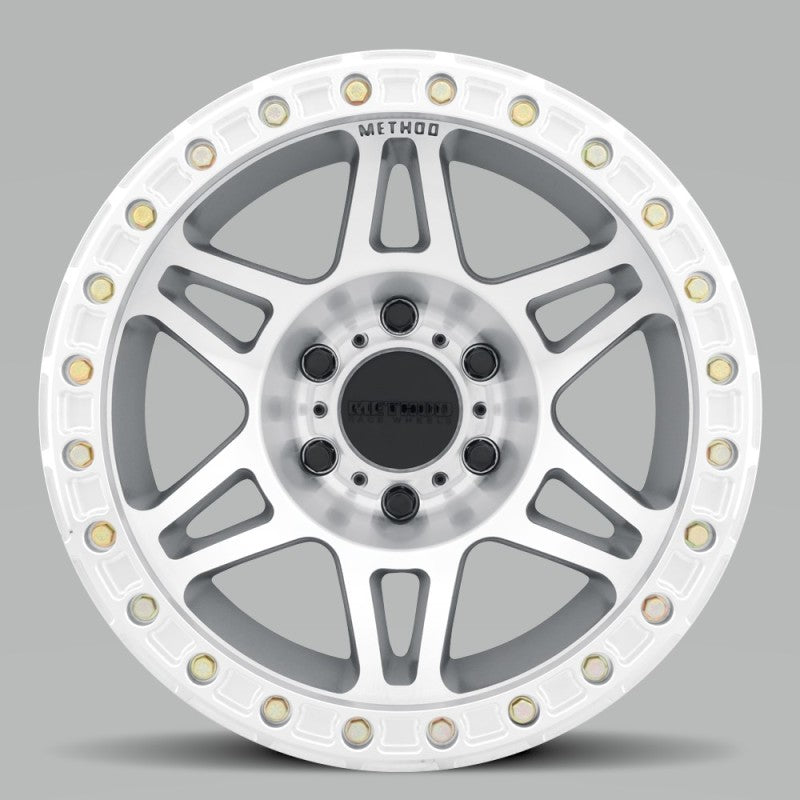 Method MR106 Beadlock Wheel 17x9 Inches with -44mm Offset and 8x6.5 Bolt Pattern