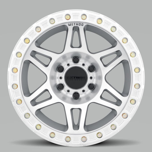 Method MR106 Beadlock Wheel 17x9 Inches with -44mm Offset and 8x6.5 Bolt Pattern