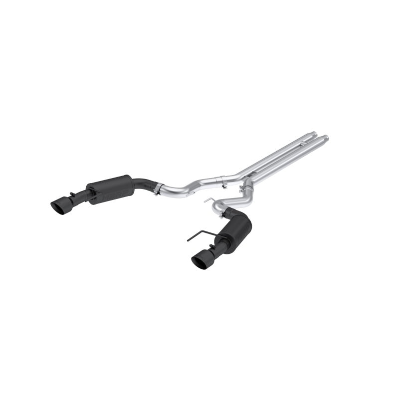 MBRP 2024 Ford Mustang GT S650 5.0L Black-Coated 3-Inch Cat-Back Dual Split Rear Exhaust System