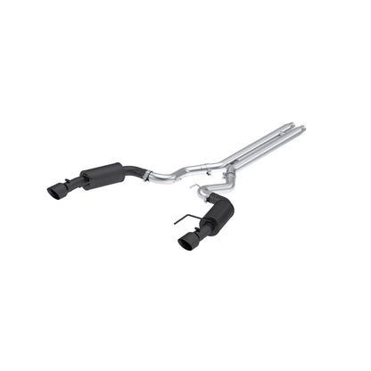 MBRP 2024 Ford Mustang GT S650 5.0L Black-Coated 3-Inch Cat-Back Dual Split Rear Exhaust System