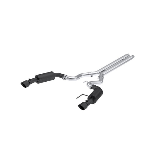 MBRP 2024 Ford Mustang GT S650 5.0L Black-Coated 3-Inch Cat-Back Dual Split Rear Exhaust System
