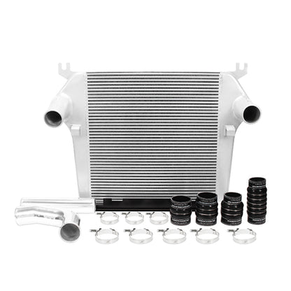 Mishimoto 10-12 Dodge 6.7L Cummins Intercooler Kit (Silver) – Performance Upgrade for 2010-2012 Dodge Ram Diesel Trucks