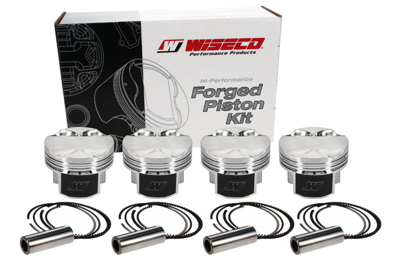 Wiseco Mitsubishi EVO 10 4B11-T Forged Racing Piston Set – 86mm Bore, Heavy-Duty Performance