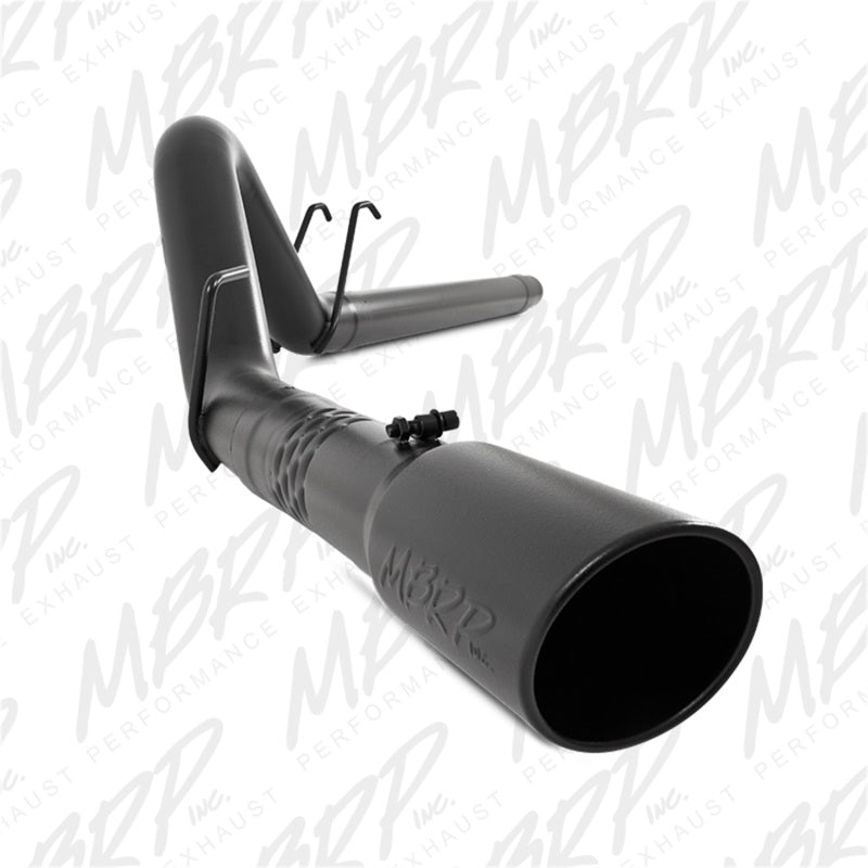 MBRP Armor BLK Series 2008-2009 Ford F-250/F-350 6.4L Filter Back Single Side Exhaust System