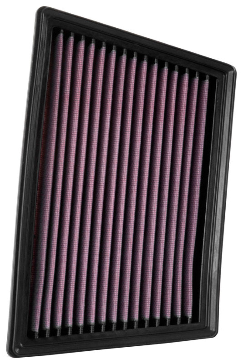 K&N Engineering High-Flow Replacement Drop-In Air Filter for 2018-2020 Jaguar E-Pace and Land Rover Discovery Sport 2.0L Diesel, Part Number 33-3073