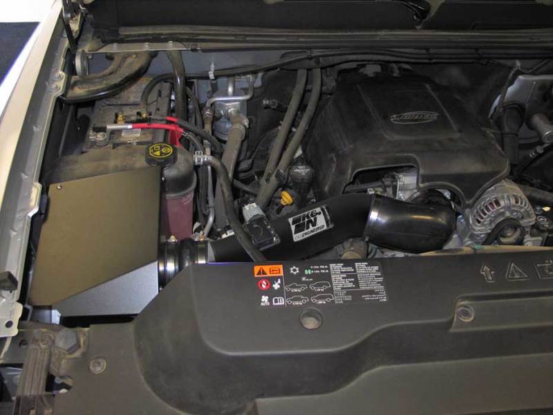 K&N Engineering 77-3076KTK Cold Air Intake System for 2011 GMC Sierra 2500/3500 HD and Chevrolet Silverado 3500 HD