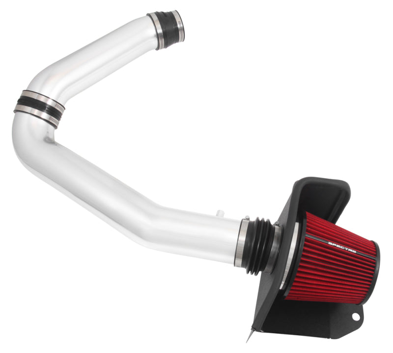 Spectre 9020 Air Intake Kit for 2011-2014 Jeep Grand Cherokee V6-3.6L - Polished Aluminum with Red Reusable Filter