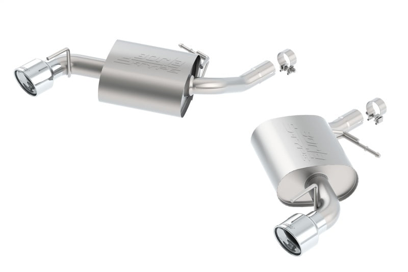 Borla S-Type Axle-Back Exhaust System for 2016-2023 Chevrolet Camaro 3.6L V6, Single Split Rear Exit