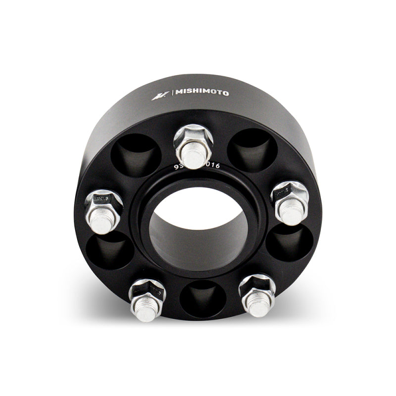 Mishimoto 5x100 Wheel Spacers with 56.1mm Center Bore - M12 Studs - Black Finish for Subaru Legacy