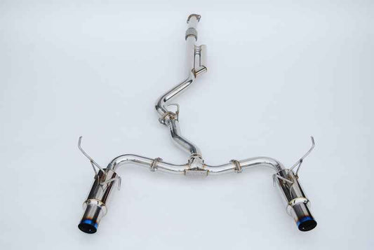 Invidia 2022+ Subaru WRX N1 Twin Outlet Single Layer Tip Cat-Back Exhaust